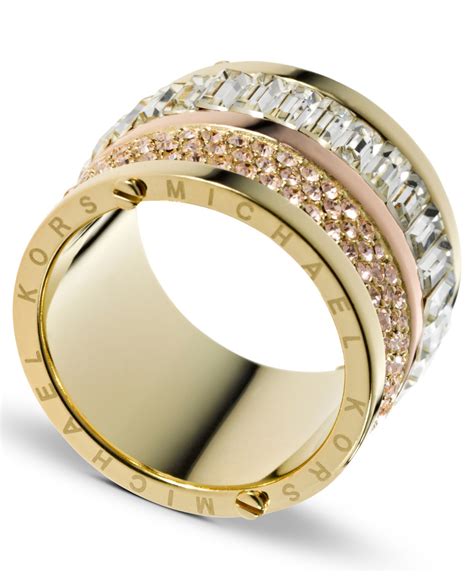 michael kors gold tone ring|michael kors wedding ring.